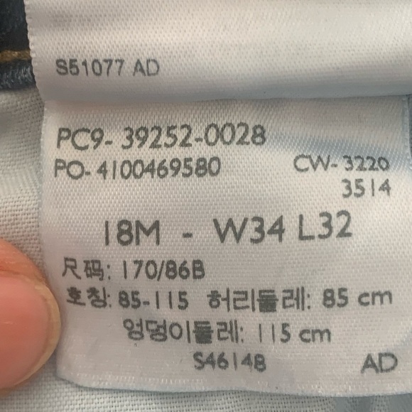 LEVI’S Classic Bootcut Jeans Stretch Mid-Rise Blue Denim - Picture 14 of 16